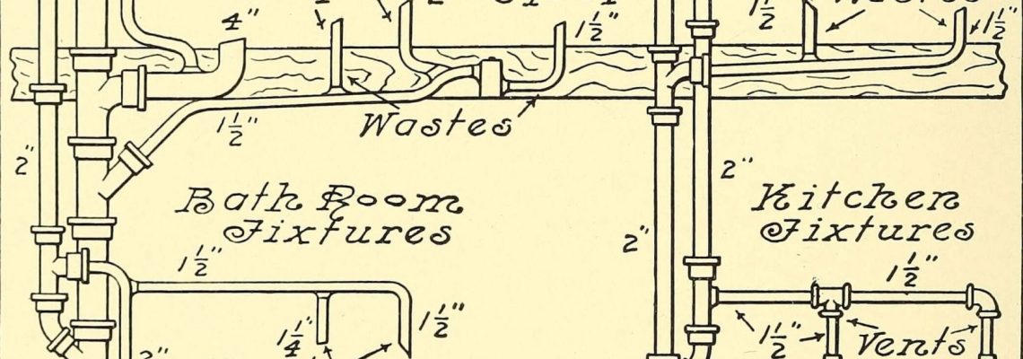 Modern Plumbing Illustration